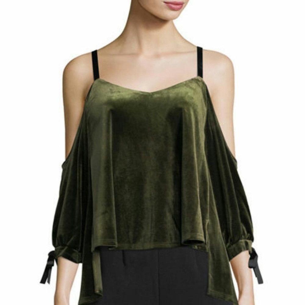 Romeo and Juliet couture olive top